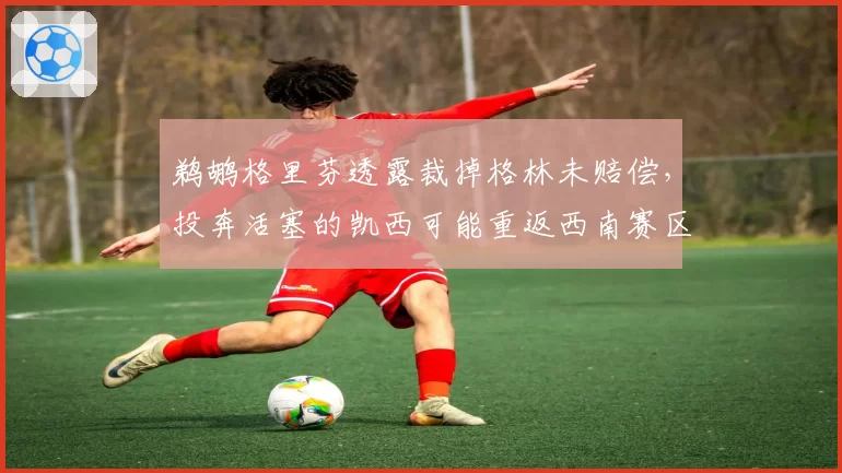 鹈鹕格里芬透露裁掉格林未赔偿，投奔活塞的凯西可能重返西南赛区