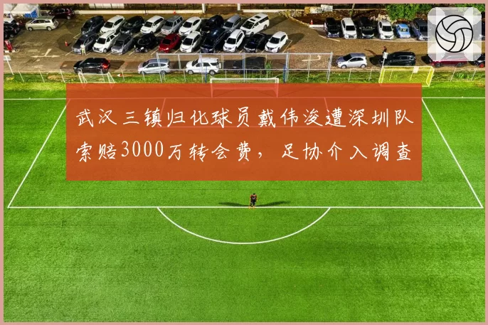 武汉三镇归化球员戴伟浚遭深圳队索赔3000万转会费，足协介入调查